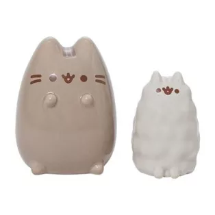 Pusheen and Stormy Ceramic Salt and Pepper Shakers-ENS-6010803-C