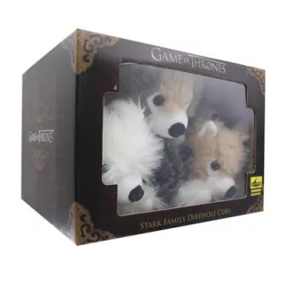 Game of Thrones Exclusive 6-Inch Plush Direwolf Prone Cub 6-Pack-FCE-408136-C