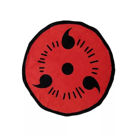 Naruto Shippuden Sharingan 48 Inch Round Fleece Throw Blanket-JFL-NARU-BL-31112-C