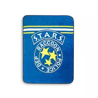 Resident Evil S.T.A.R.S. Raccoon Police Department Fleece Throw Blanket-JFL-RESI-BL-31467-C