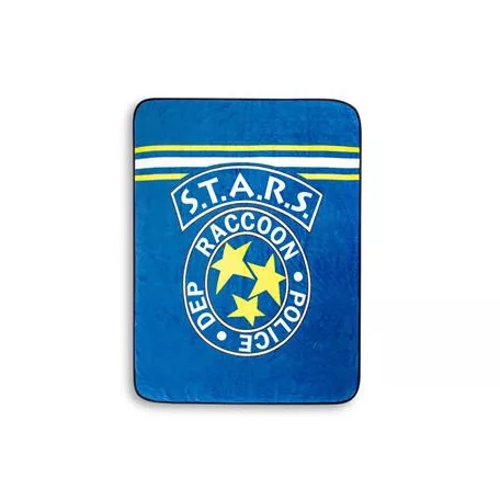 Resident Evil S.T.A.R.S. Raccoon Police Department Fleece Throw Blanket-JFL-RESI-BL-31467-C