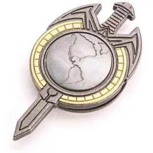 Star Trek Mirror Universe Magnetic Insignia Badge Replica-QMX-STR-0131-C