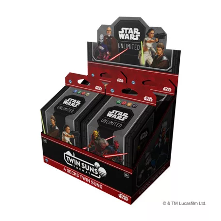 FFG - Star Wars: Unlimited 2026 Twin Suns Deck Display - EN-SWHA024