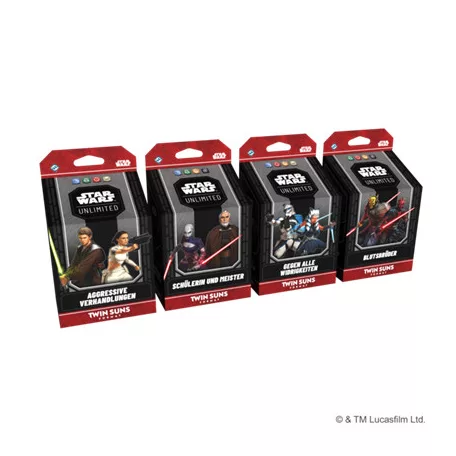 FFG - Star Wars: Unlimited 2026 Twin Suns Deck Display - DE-SWHA024de
