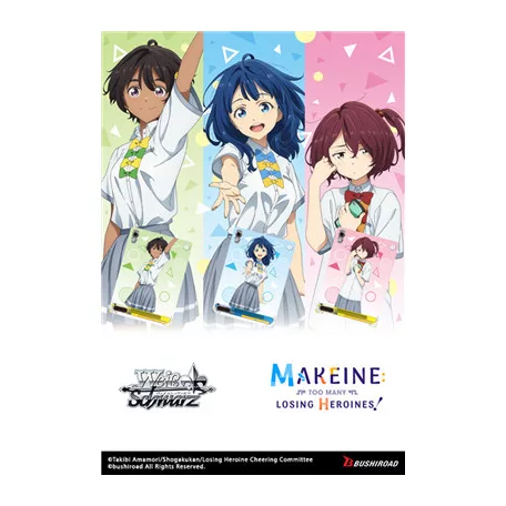 Weiß Schwarz - Makeine: Too Many Losing Heroines! Trial Deck Display (6 Decks) - EN-WSE-MKI-W126-TD
