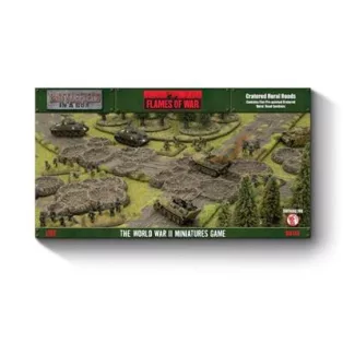 Battlefield In A Box - Travel: Cratered Rural Roads (x6) - Limited Edition-BB143