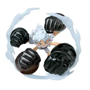 One Piece - Banpresto World Collectable Figure - Monkey D. Luffy Gear 5 (Gum-Gum Dawn Gatling)-PZ69652P