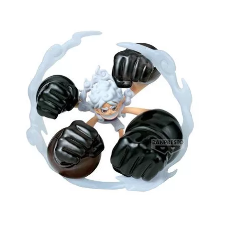 One Piece - Banpresto World Collectable Figure - Monkey D. Luffy Gear 5 (Gum-Gum Dawn Gatling)-PZ69652P