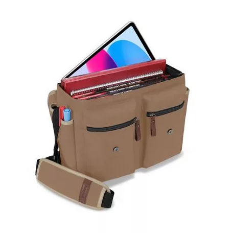 ENHANCE Designer Edition DnD Bag - Stylish RPG Player's Messenger Bag (Tan)-ENBCCDP100TNEW
