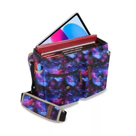 ENHANCE Designer Edition DnD Bag - Stylish RPG Player's Messenger Bag (Galaxy)-ENBCCDP100GAEW