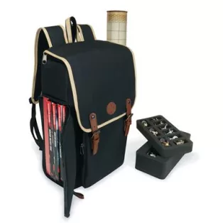 ENHANCE Designer Edition DnD Backpack - Stylish RPG Travel Bag (Black)-ENBCCDR100BKEW