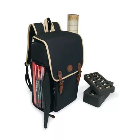 ENHANCE Designer Edition DnD Backpack - Stylish RPG Travel Bag (Black)-ENBCCDR100BKEW