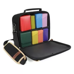 ENHANCE Designer Edition Compact MTG Bag with Customizable Interior (Black)-ENBCCDC100BKEW