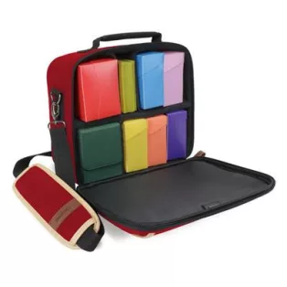 ENHANCE Designer Edition Compact MTG Bag with Customizable Interior (Red)-ENBCCDC100RDEW