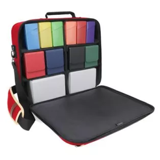 ENHANCE Designer Edition Trading Card Game Shoulder Bag for Deck Boxes (Red)-ENBCCDK100RDEW