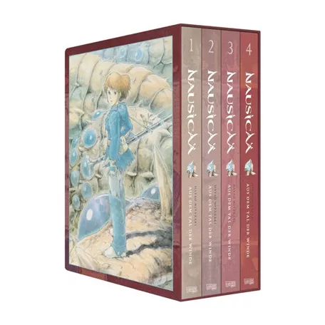 Nausicaä aus dem Tal der Winde, Doppelband-Edition Bände 1-4 im Schuber - DE-180510
