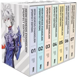 Neon Genesis Evangelion - Perfect Edition, Bände 1-7 im Sammelschuber mit Extras - DE-102075