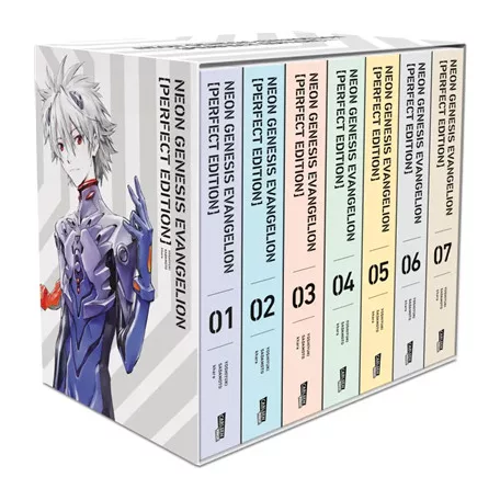 Neon Genesis Evangelion - Perfect Edition, Bände 1-7 im Sammelschuber mit Extras - DE-102075
