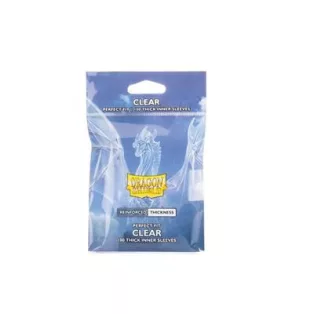 Dragon Shield Standard size Perfect fit - Inner Sleeves - Thick Inner Clear (100 Sleeves)-AT-13004