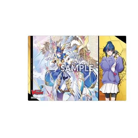 Bushi Supplies Rubber Playmat Vol. 13 Cardfight!! Vanguard Divinez Deluxe Finals Erika & Liael=Draco-BS-RPM13B