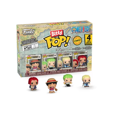 Funko Bitty POP! One Piece - Luffy 4pk-FK86892