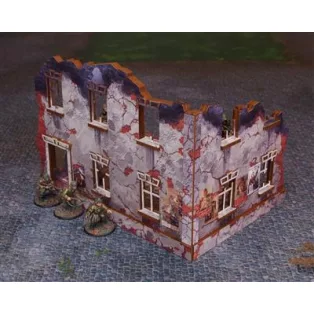 WW2 Ostfront Stalingrad Univermag Right (1) PREPAINTED [28mm/1:56]-H00250
