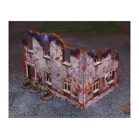 WW2 Ostfront Stalingrad Univermag Right (1) PREPAINTED [28mm/1:56]-H00250