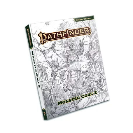 Pathfinder Monster Core 2 Sketch Cover (P2) - EN-PZO12009-SK