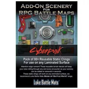 Add On Scenery For RPG Battle Maps Cyberpunk RED-LBM-063