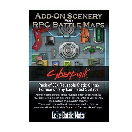 Add On Scenery For RPG Battle Maps Cyberpunk RED-LBM-063