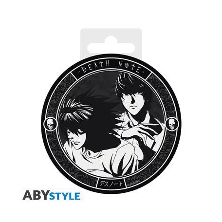 DEATH NOTE - Ceramic Coasters "L & Light"-ABYCOS024