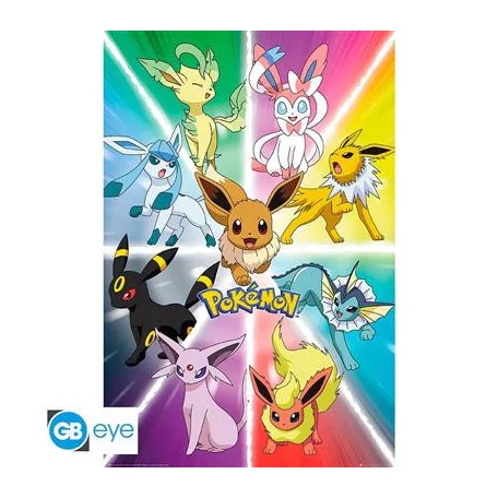 POKEMON - Poster Maxi 91.5x61 - Eevee Evolution-FP4426