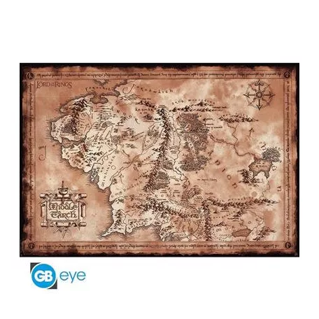 LORD OF THE RINGS - Poster Maxi 91.5x61 - Map-ABYDCO224