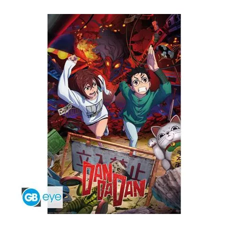 DAN DA DAN - Poster Maxi 91.5x61 - Key art Momo & Okarun-GBYDCO699