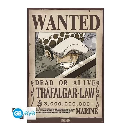 ONE PIECE - Poster Maxi 91.5x61 - Wanted Law Wano-GBYDCO618