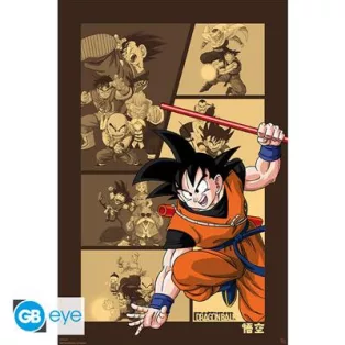 DRAGON BALL - Poster Maxi 91.5x61 - Goku Retro-GBYDCO717
