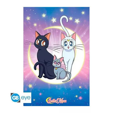 SAILOR MOON - Poster Maxi 91.5x61 - Luna, Artemis & Diana-ABYDCO792