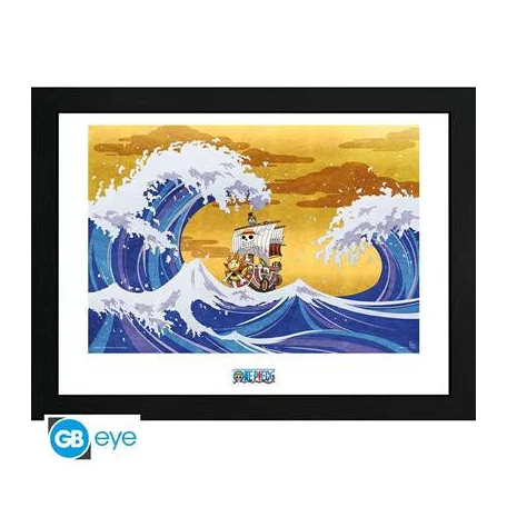 ONE PIECE - Framed print "Thousand Sunny" (30x40)-GBYDCO039
