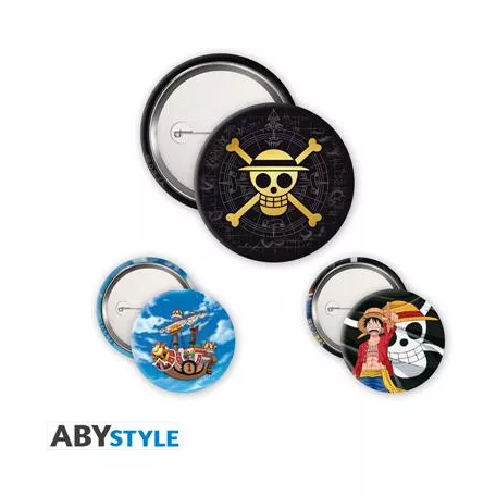 ONE PIECE - Badge Pack - Skull & Luffy-ABYACC556
