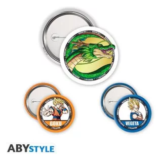 DRAGON BALL - Badge Pack - DBZ/Goku, Vegeta & Shenron-ABYACC578