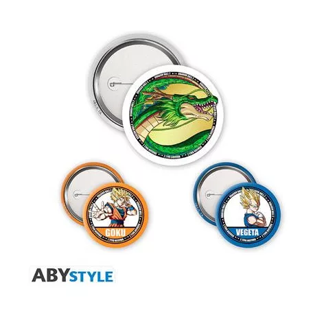 DRAGON BALL - Badge Pack - DBZ/Goku, Vegeta & Shenron-ABYACC578