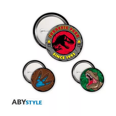 JURASSIC PARK - Badge Pack - Logo T-Rex-ABYACC582