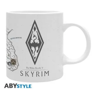 SKYRIM - Mug - 320 ml - Map - subli - box-ABYMUGA400