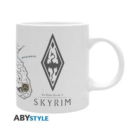SKYRIM - Mug - 320 ml - Map - subli - box-ABYMUGA400