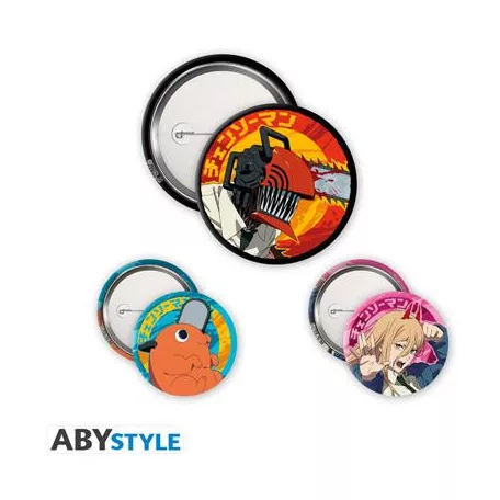 CHAINSAW MAN - Badge Pack - Denji, Devil, Pochita-ABYACC583
