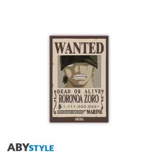 ONE PIECE - Standard Magnet - Wanted Zoro-ABYMGN036