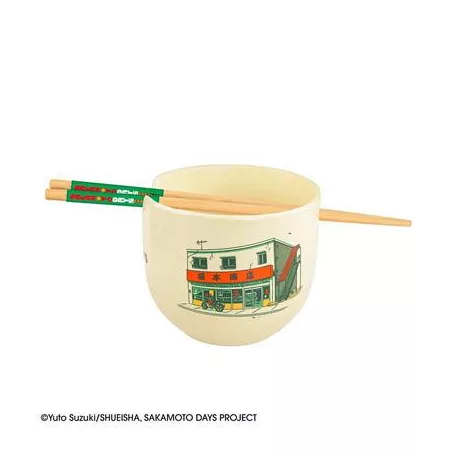 The Legendary Hitman Ramen bowl with chopsticks - Sakamoto Days-CR4451