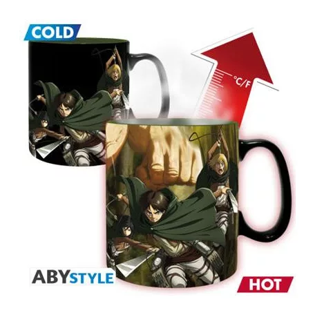 ATTACK ON TITAN - Mug Heat Change - 460 ml - TitanS3 -cardboard-ABYMUGA436