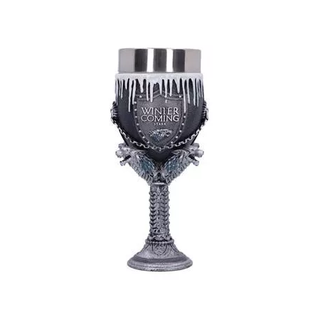 Game of Thrones House Stark Goblet Wine Glass 17.5cm-B3701J7