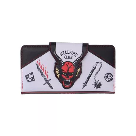 Stranger Things Hellfire Club Embossed Purse 10.5cm-B7248C25